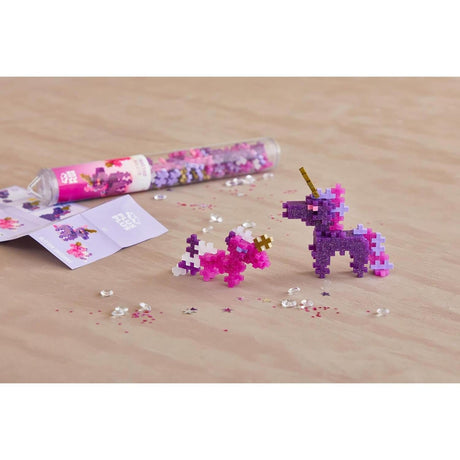 Plus-Plus Tube 100 pcs - Glitter Unicorns
