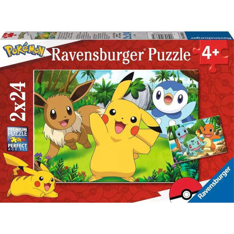 Pokemon: 2 x 24-piece Puzzles