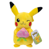 Pokemon 8" Pikachu Plush With Pecha Berry
