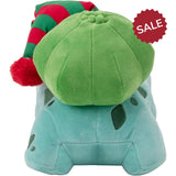 Pokemon 8-inch Christmas Plush - Bulbasaur with Striped Hat