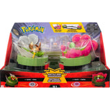 Pokemon Battle Disc Showdown with Eevee and Ralts