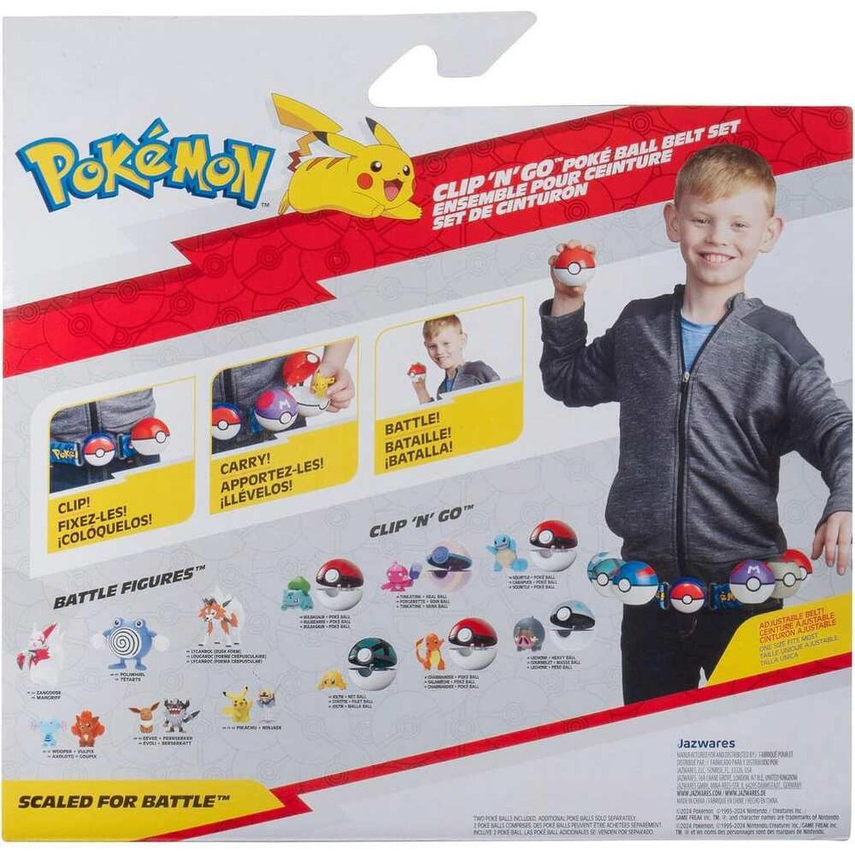 Pokemon Clip 'N' Go Poke Ball Belt Set - Quaxly