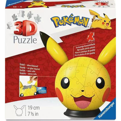 Pokemon Pikachu with Ears 3D Puzzle Ball