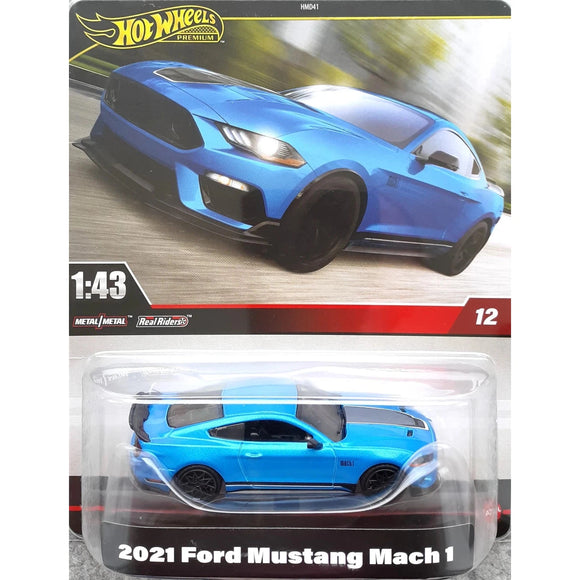 Hot Wheels Premium 1:43 Real Riders 2021 Ford Mustang Mach 1
