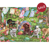 Puppies in the Garden Jigsaw Puzzle 1000 pcs.