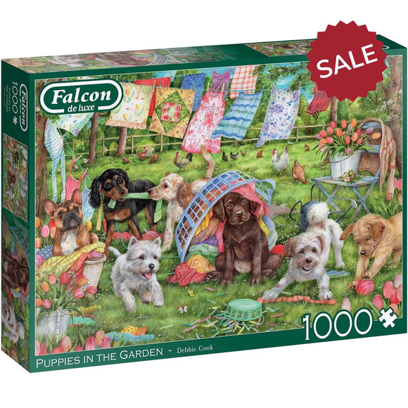 Puppies in the Garden Jigsaw Puzzle 1000 pcs.