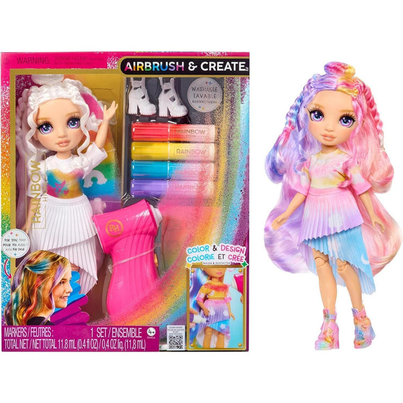 Rainbow High Airbrush & Create Fashion Doll