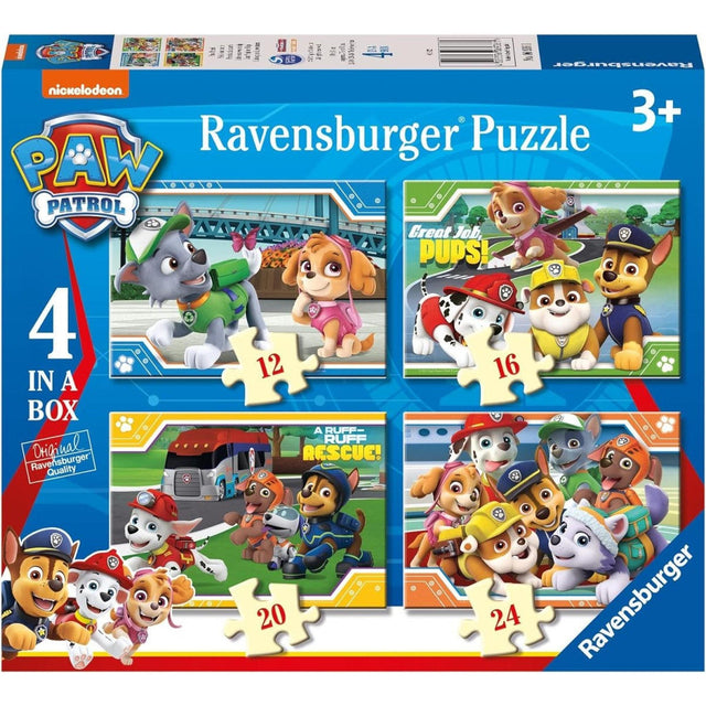 Ravensburger Paw Patrol 4-in-a-Box Puzzles