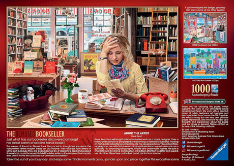 Ravensburger Puzzle: The Bemused Bookseller 1000-pcs