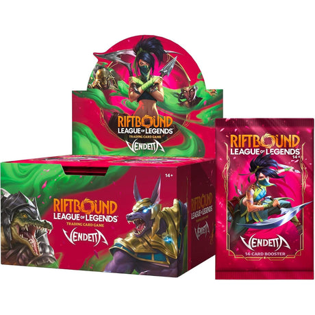 Riftbound League of Legends TCG Vendetta Booster Display Box