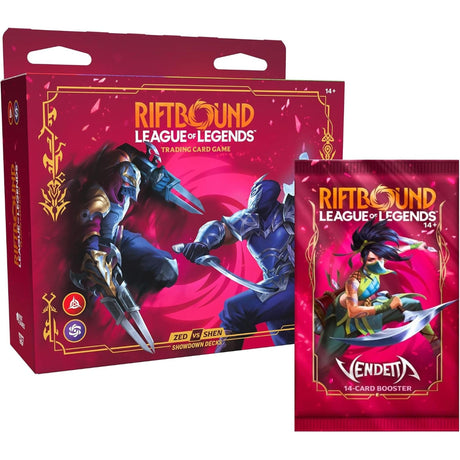 Riftbound: League of Legends Trading Card Game - Vendetta Showdown Decks Zed Vs Shen