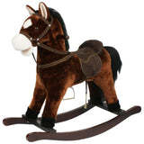 Rocking Horse Brown with Sound 46cm