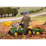 Rolly John Deere Ride-On Tractor with Trailer