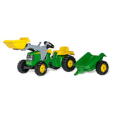 Rolly John Deere Ride-On Tractor with Trailer