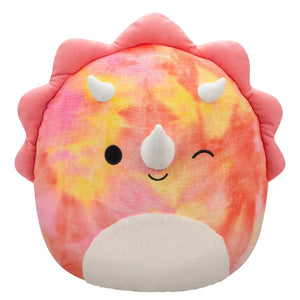 Squishmallows Trinity the Tie-Dye Triceratops 16"