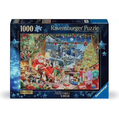 Santa Takes a Break 1000-piece Puzzle