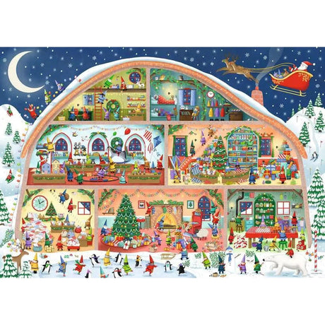 Santa's Workshop 1000-piece Puzzle
