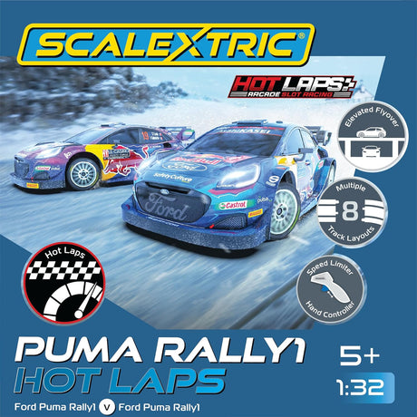 Scalextric Puma Rally1 WRC Hot Laps Race Set