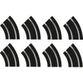 Scalextric R2 Curves (x8) Track Extension Pack