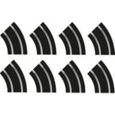 Scalextric R2 Curves (x8) Track Extension Pack