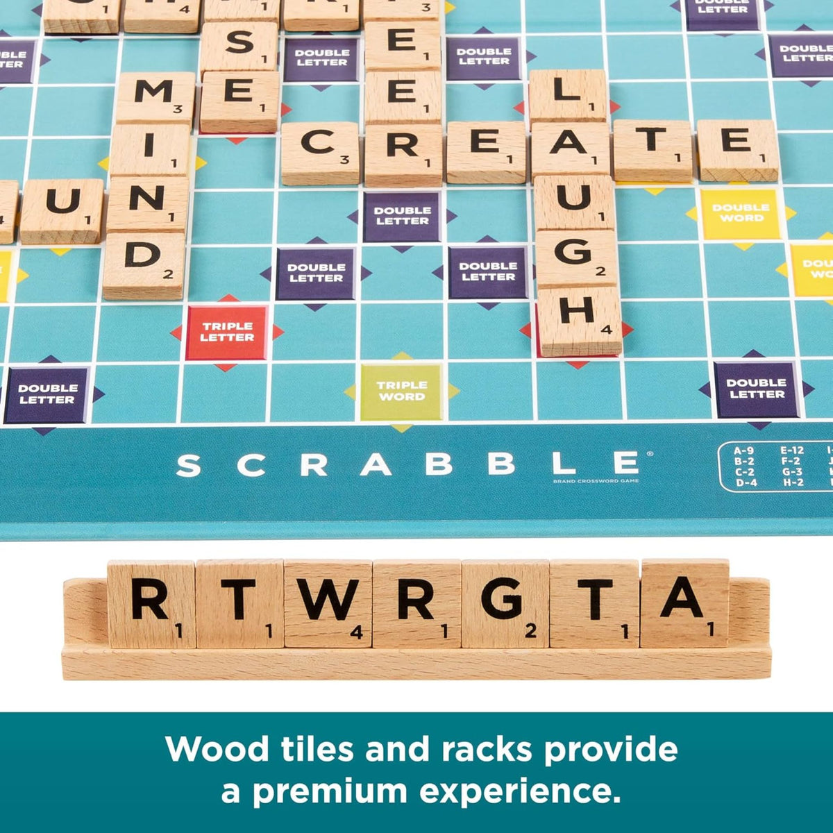 Scrabble Wooden 2-in-1 Board Game