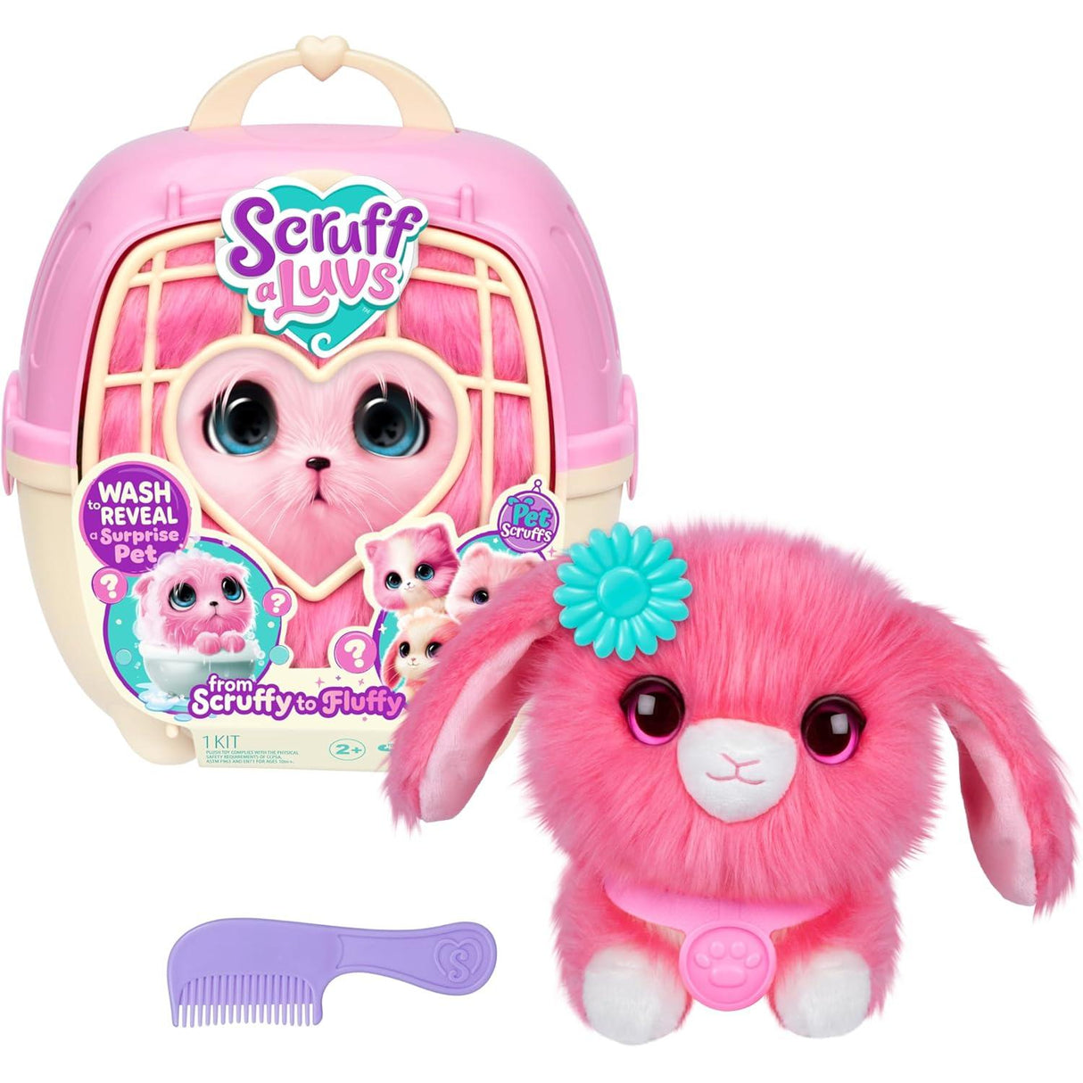 Scruff-a-Luvs Pet Plush - Pink