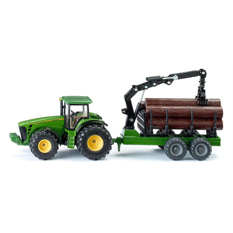 Siku John Deere Tractor with forestry trailer 1:50 Scale