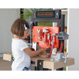 Smoby Black+Decker Bricolo Center Toy Workbench 92pcs
