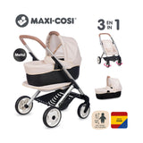 Smoby Maxi-Cosi Combi Pushchair + Pram Beige