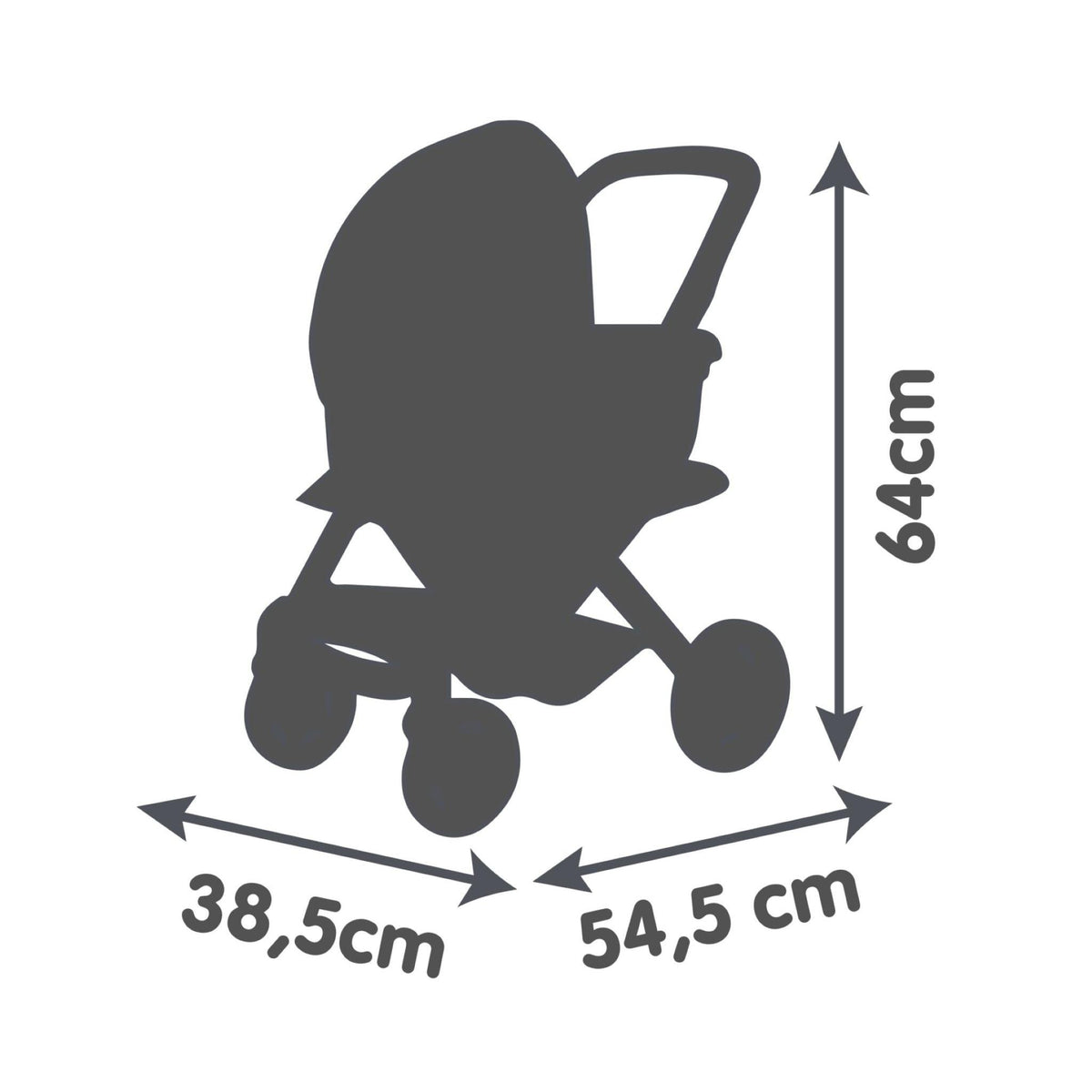 Smoby Maxi-Cosi Combi Pushchair + Pram Beige