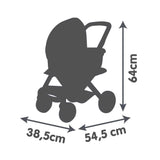 Smoby Maxi-Cosi Combi Pushchair + Pram Beige