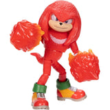 Sonic the Hedgehog 3 Movie Figure - Fire Fist Knuckles 5"