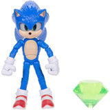 Sonic the Hedgehog 3 Movie Figure - Sonic with Master Emerald 5"