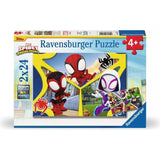 Spidey and his Amazing Friends: 2 x 24-piece Puzzles