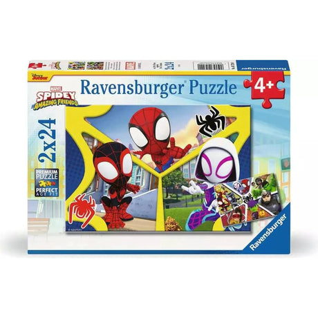 Spidey and his Amazing Friends: 2 x 24-piece Puzzles
