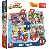 Spidey and his Amazing Friends 4-in-1 Puzzles