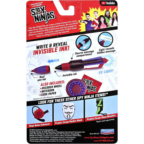 Spy Ninjas Secret Message Spy Gear
