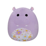 Squishmallows Hanna the Hippo with Floral Belly 7.5"