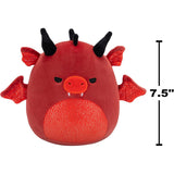 Squishmallows Salami the Red Dragon 7.5"