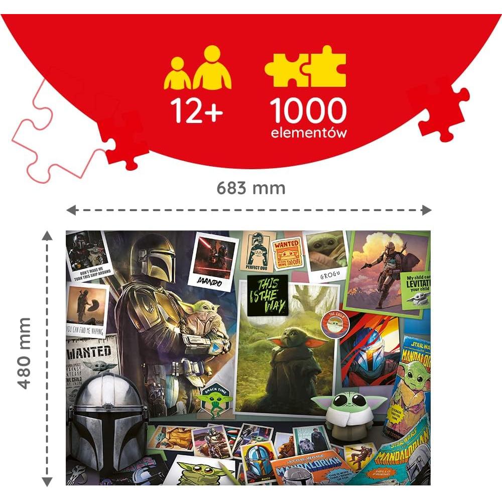 Star Wars: The Mandalorian Puzzle 1000pcs