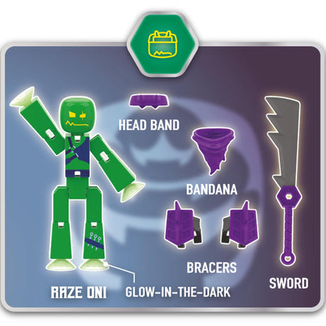 Stikbot Legendz 2-pack: Dominus and Raze Oni
