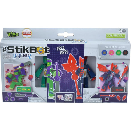 Stikbot Legendz 2-pack: Dominus and Raze Oni