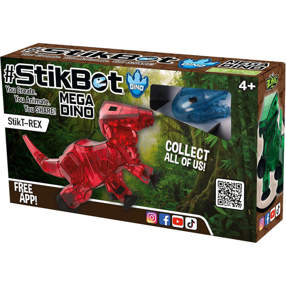 Stikbot Mega Dino: T-Rex, Assorted