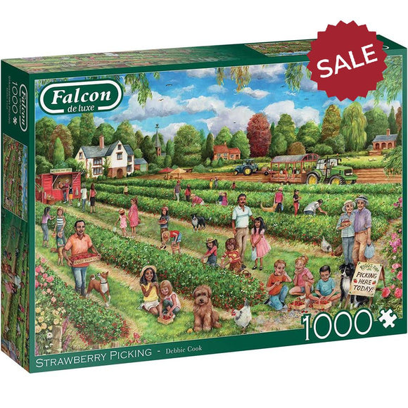 Strawberry Picking Jigsaw Puzzle 1000 pcs.