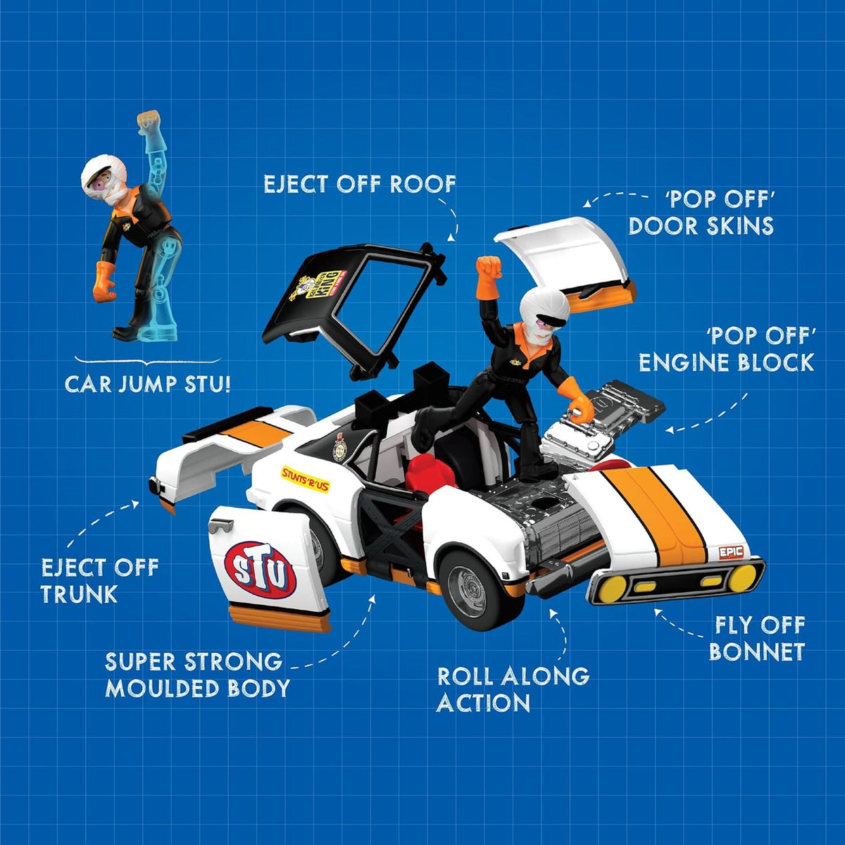 Stuntman Stu Race Ace Stunt Car