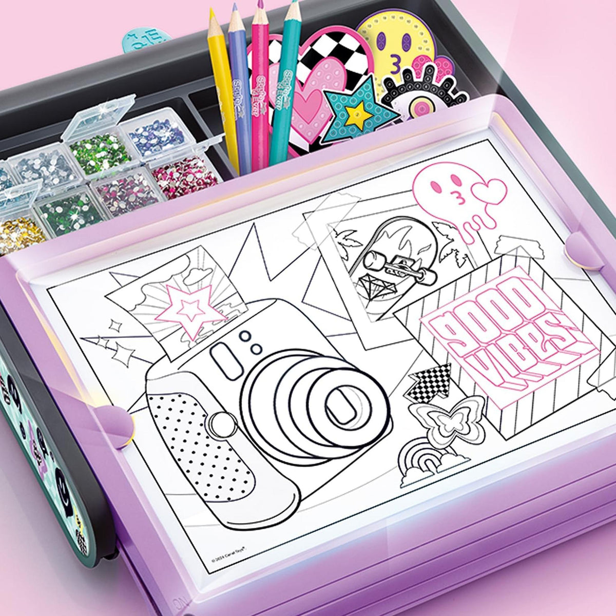 Style 4 Ever Diamond Art Light Board LED Case