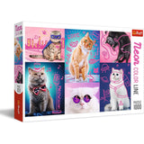 Super Cats Neon 1000-piece Puzzle