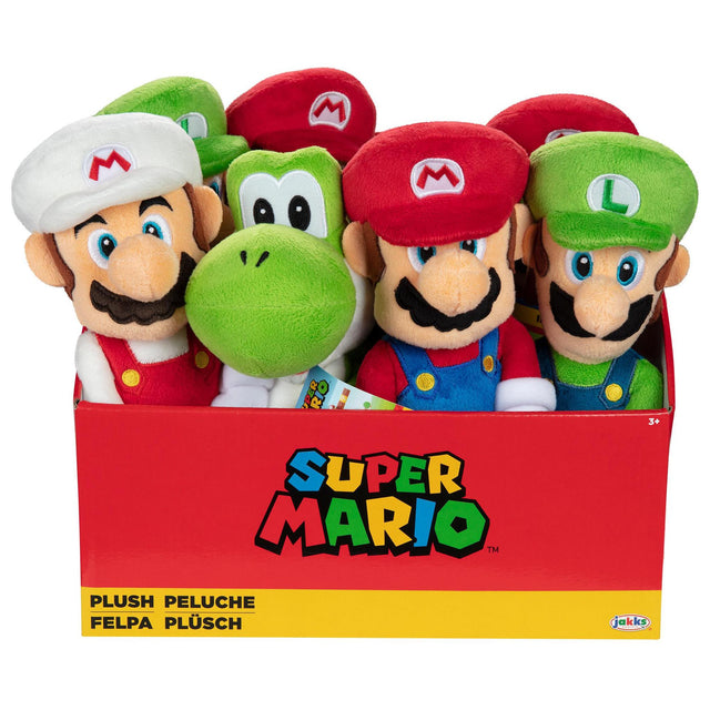 Super Mario Basic Plush 9" Assorted