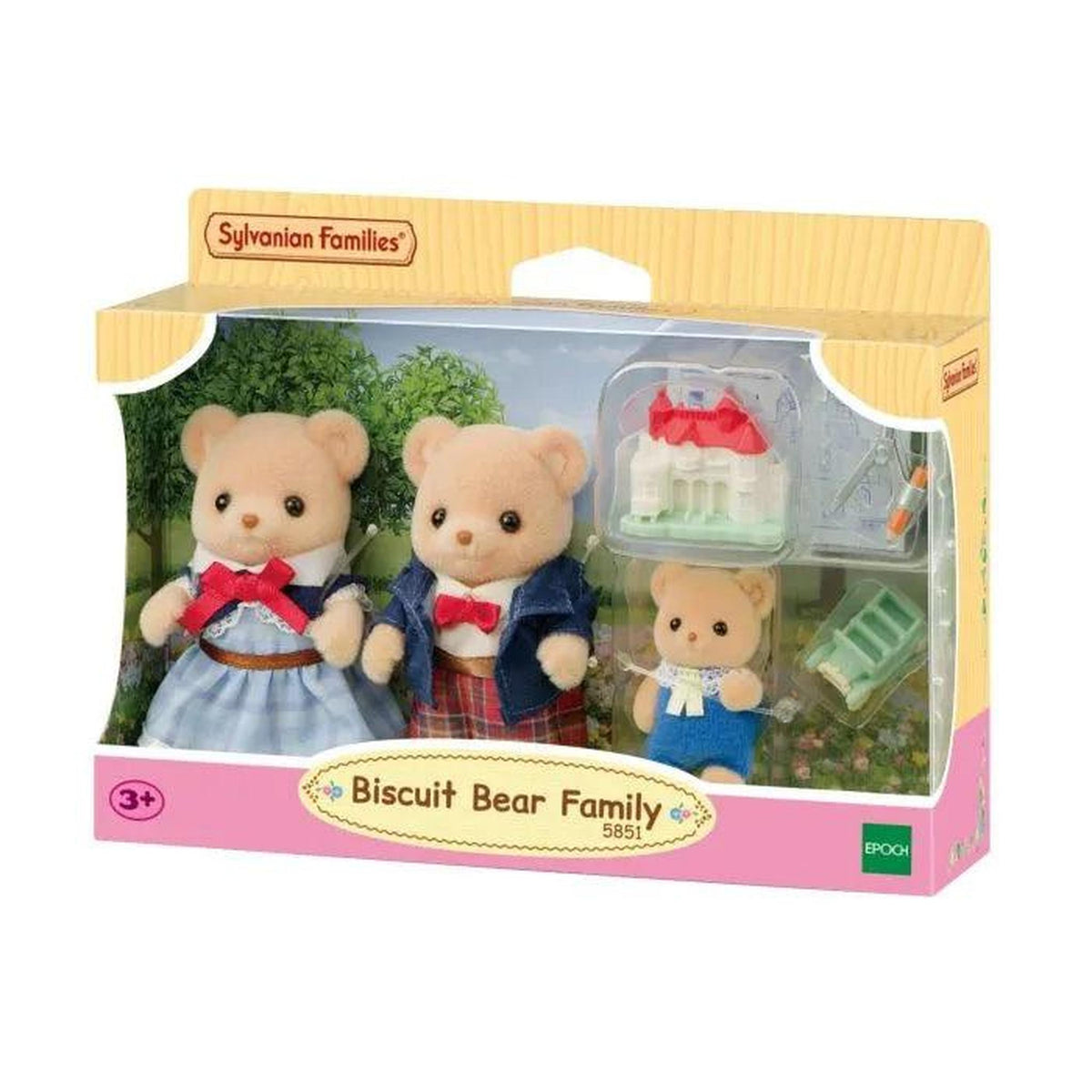 Sylvanian Families Biscuit Bear Family