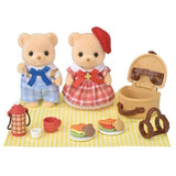 Sylvanian Families Biscuit Bear Sister & Brother - Delicious Picnic-